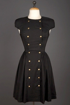 shopjinny.com :  black cap sleeves fit and flare dress